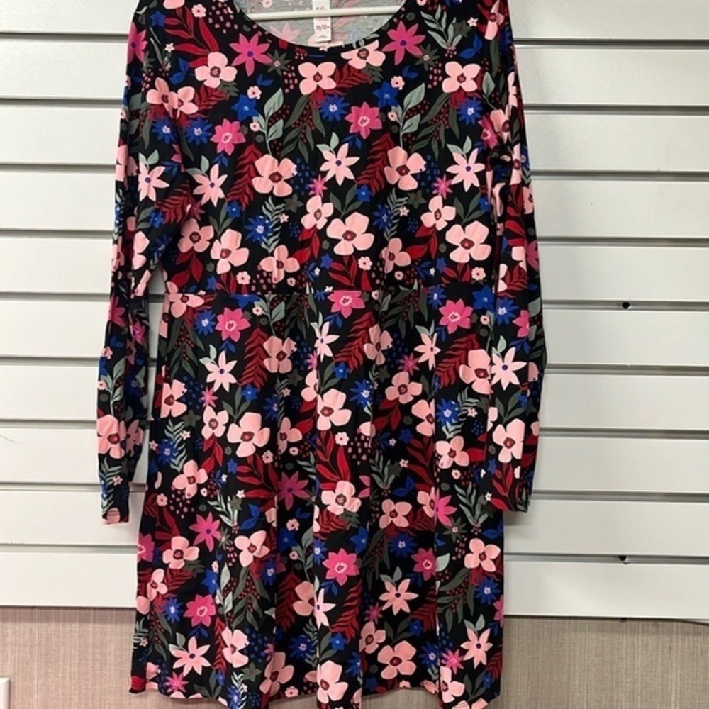 Justice floral cotton dress kids size 20‎ plus